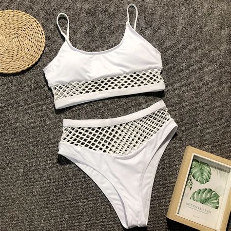 Women's White Swimwear 